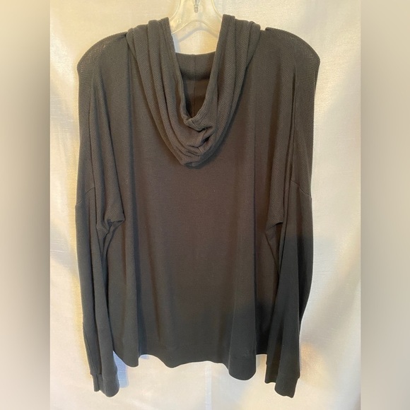 Victoria's Secret Supermodel Essentials Black Hooded Sleep  Shirt Ladies Med - Picture 10 of 12